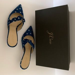 New JCREW suede pump